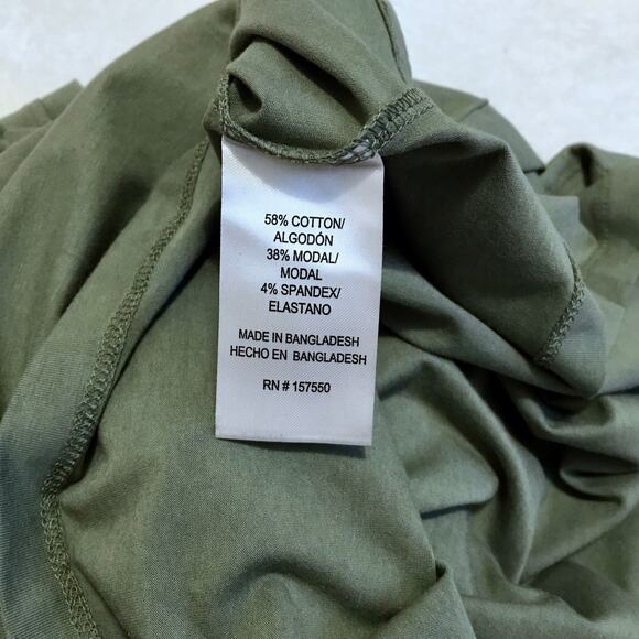 Tahari NWT Green Pocket Tee Men L - Picture 10 of 11